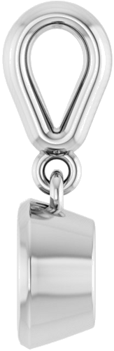 14K White  5.2 mm Round Pendant Mounting (3)