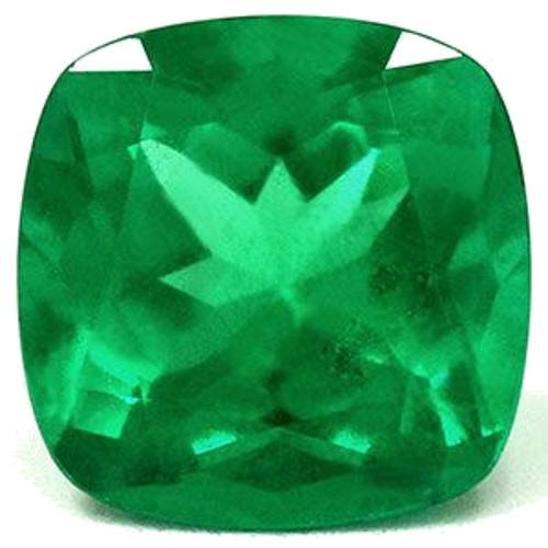 2.4 carat GREEN Cushion Smaragdas (1)