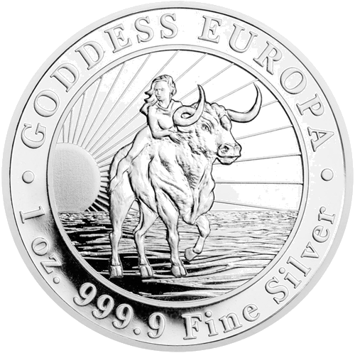 1 oz Deivė Europa 2021 Tokelau sidabrinė moneta (1)