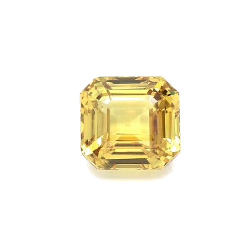 5.05 carat YELLOW STEP cut Octagonal Safyras (1)