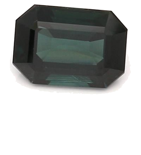 1.33 carat BLUE STEP cut Octagonal Safyras (1)