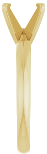 Sužadėtuvių Žiedas „Solitaire“ 585 Geltonojo Aukso Round 7.6mm (4)