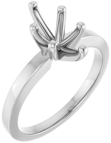 Sužadėtuvių Žiedas „Solitaire“ 417 Baltojo Aukso Marquise 10mm x 5mm (1)