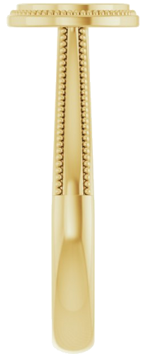 Sužadėtuvių Žiedas „Solitaire“ 585 Geltonojo Aukso Round 6.5mm (4)