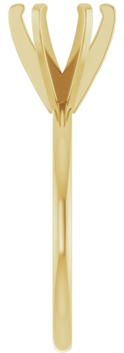 Sužadėtuvių Žiedas „Solitaire“ 585 Geltonojo Aukso Round 6.5mm (4)