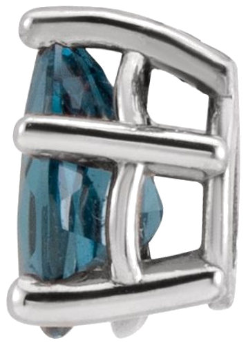 Pakabukas „Pear 5-Prong Solitaire“ 585 Baltojo Aukso Pear Shape 10mm x 7mm (7)