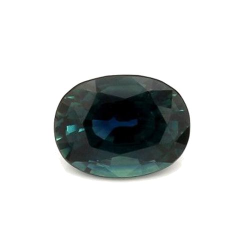 1.49 carat BLUE BRILLIANTSTEP cut Oval Safyras (1)