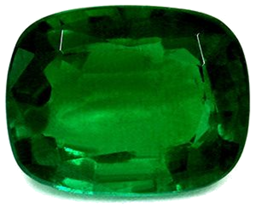 2.37 carat GREEN Cushion Smaragdas (1)