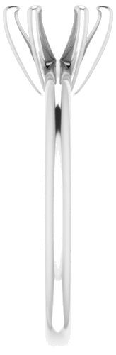 Sužadėtuvių Žiedas „Solitaire“ 585 Baltojo Aukso Round 6.5mm (4)