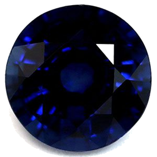 1.38 carat BLUE Round Safyras (1)