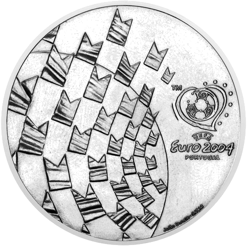 8 Euro Silver Coin, Football, Portugal, 2003 (1)