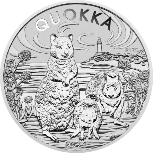 2024 Quokka Австралия 1 oz сребърна монета (1)