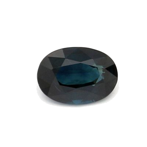 1.07 carat BLUE BRILLIANTSTEP cut Oval Safyras (1)