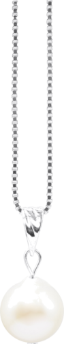 White Gold Necklace with Akoya Pearl (1)