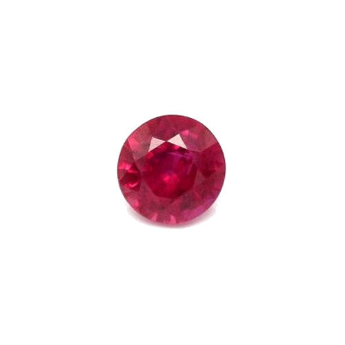 1.58 carat RED BRILLIANTSTEP cut Round Rubinas (1)