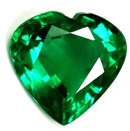 2.01 carat GREEN Heart Smaragdas (1)