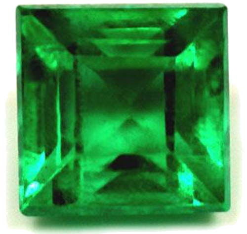 0.94 carat GREEN Square Smaragdas (1)