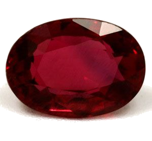 1.04 carat RED Oval Rubinas (1)