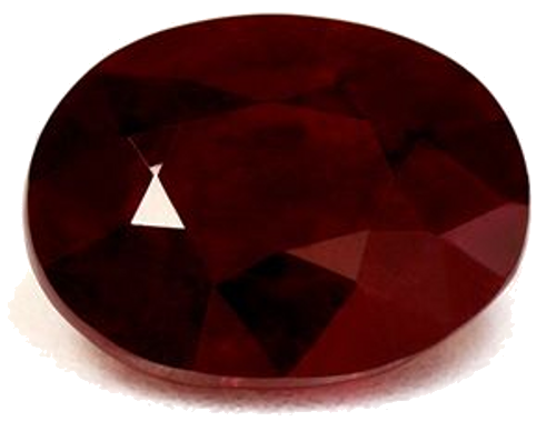 1.87 carat RED Oval Rubinas (1)
