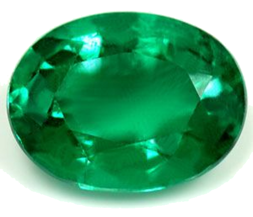 1.42 carat GREEN Oval Smaragdas (1)