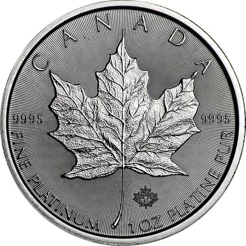 1 oz Klevo lapas 2023 Kanada Platininė moneta (1)
