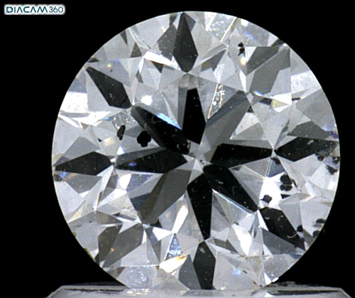 0.9 carat F-SI2 Very Good cut Natūralus Round Deimantas (1)