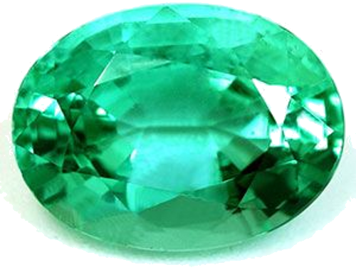 1.33 carat GREEN Oval Smaragdas (1)