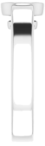 14K White  5.8 mm Round Solitaire Engagement Ring Mounting (4)