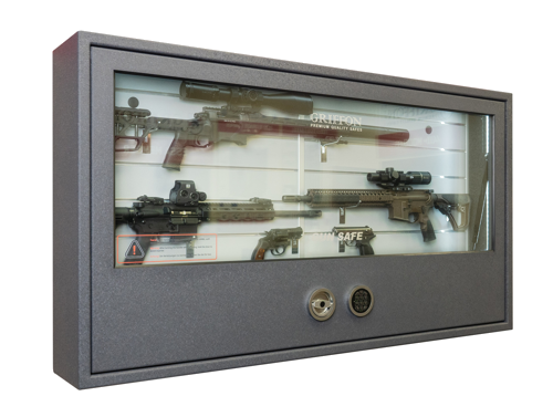 Сейф за оръжие с бронирано стъкло Griffon GD.840.E (217 кг) (3)