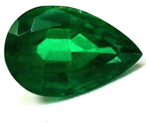 2.17 carat GREEN Pear Smaragdas (1)