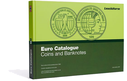 2025 Euro monetų ir banknotų katalogas (1)