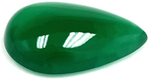 14.54 carat GREEN CABOCHON cut Other Smaragdas (1)