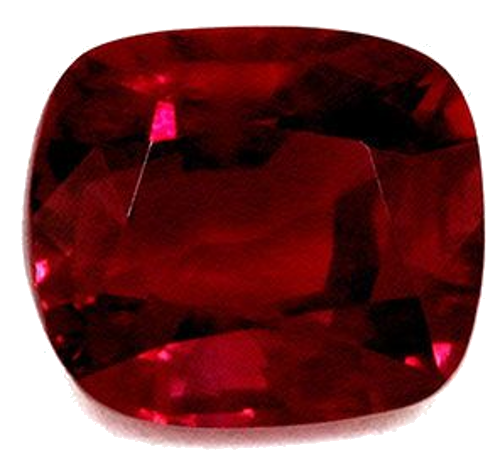 2.05 carat RED Cushion Rubinas (1)