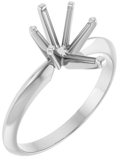 Sužadėtuvių Žiedas „Lightweight Solitaire“ 585 Baltojo Aukso Pear Shape 10.5mm x 6.5mm (1)