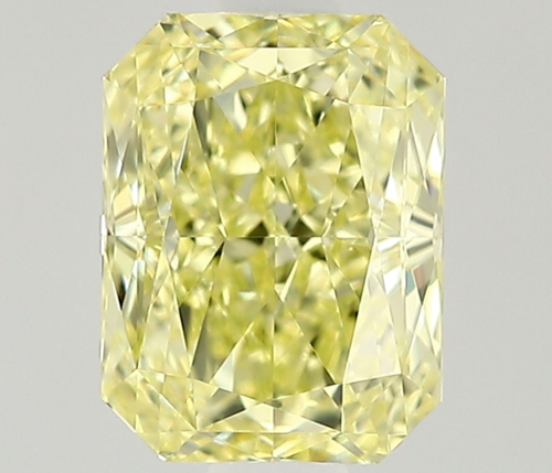 0.74 carat Fancy Yellow-VVS1 Natūralus Radiant Deimantas (1)