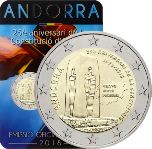 2018  Andoras konstitūcija 2 eiro monēta (1)