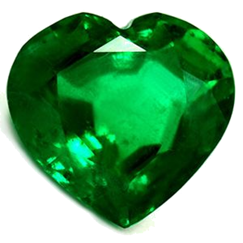 3.59 carat GREEN Heart Smaragdas (1)