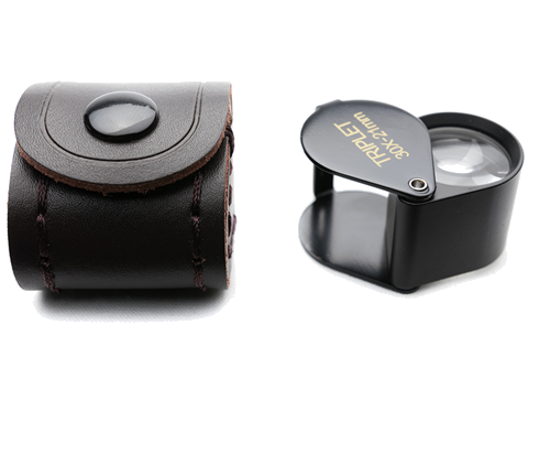 Pocket foldable magnifying glass 10x 15x 20x or 30x (2)