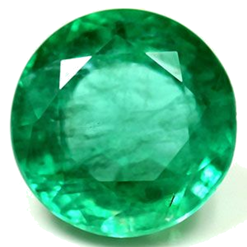3.37 carat GREEN Round Smaragdas (1)