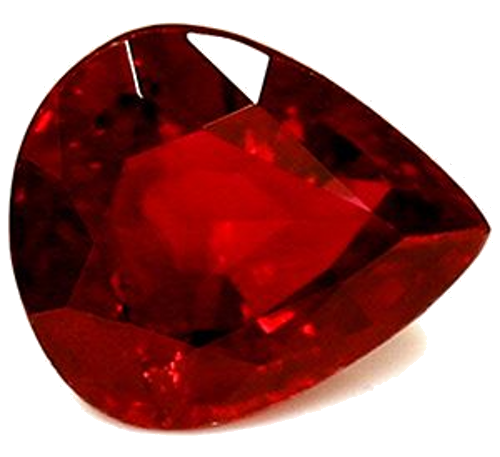 0.79 carat RED Pear Rubinas (1)