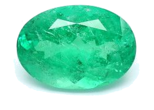 3.64 carat GREEN MODIFIEDBRILLIANT cut Oval Smaragdas (1)