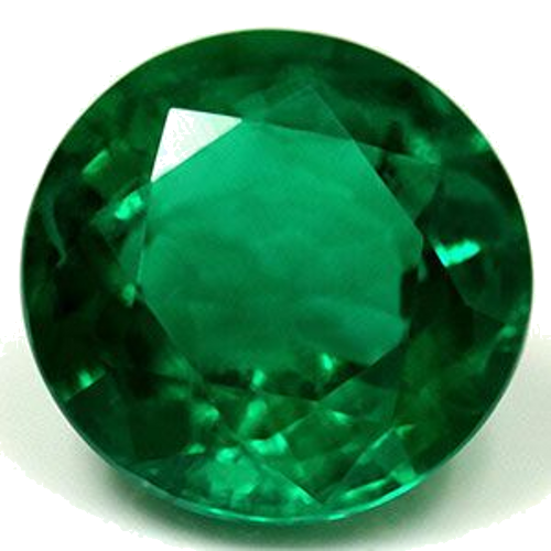 2.55 carat GREEN Round Smaragdas (1)