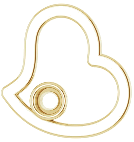 14K Yellow  3 mm Round Pendant Mounting (1)