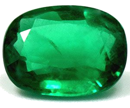 2.08 carat GREEN Cushion Smaragdas (1)