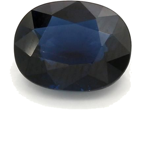 2.61 carat BLUE BRILLIANTSTEP cut Oval Safyras (1)