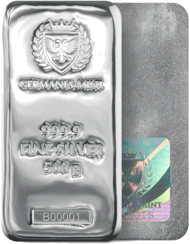 500 g Silver Bar Germania Mint (1)