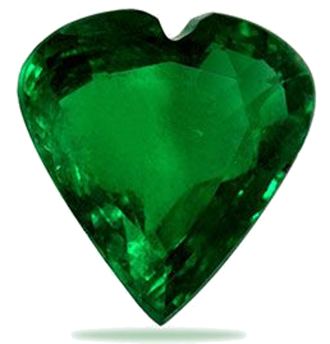 1.48 carat GREEN Heart Smaragdas (1)