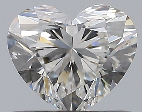 0.53 carat G-VVS2 Natūralus Heart Deimantas (1)