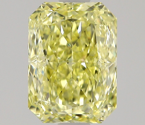 0.73 carat Fancy Yellow-VVS2 Natūralus Radiant Deimantas (1)
