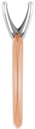 Sužadėtuvių Žiedas „Light Solitaire“ 585 Baltojo Ir Rožinis Aukso Round 7.3mm x 7.7mm (4)